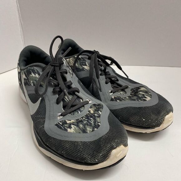 Nike flex womans training sneakers gray/black 831578/8.5 - Picture 3 of 8